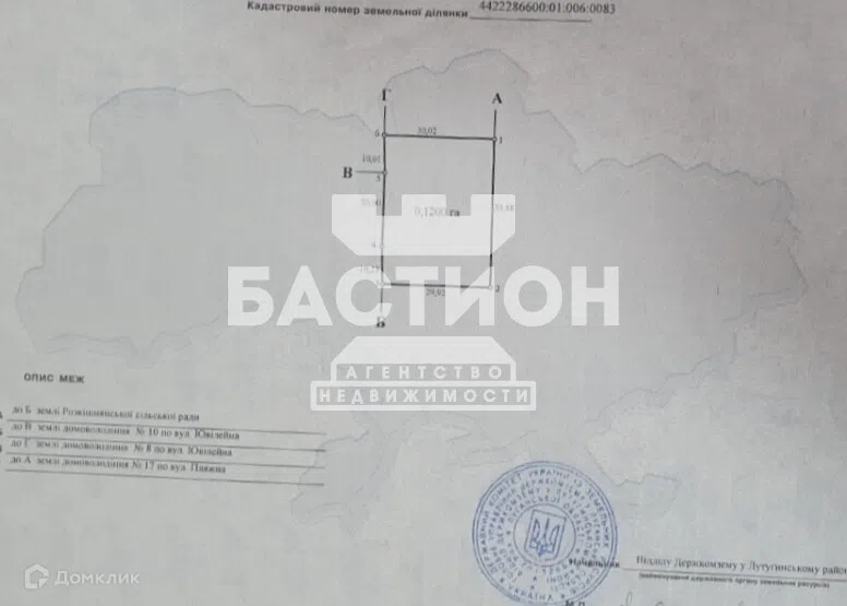 Продаётся участок, 12 сот.