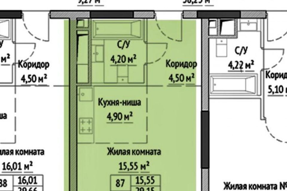 Продаётся студия, 29.15 м²