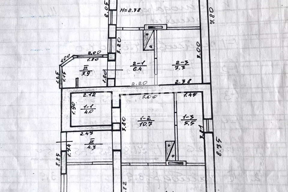Продаётся 1-этажный дом, 88.7 м²