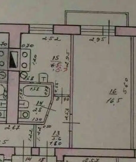 Продаётся 1-комнатная квартира, 29.3 м²