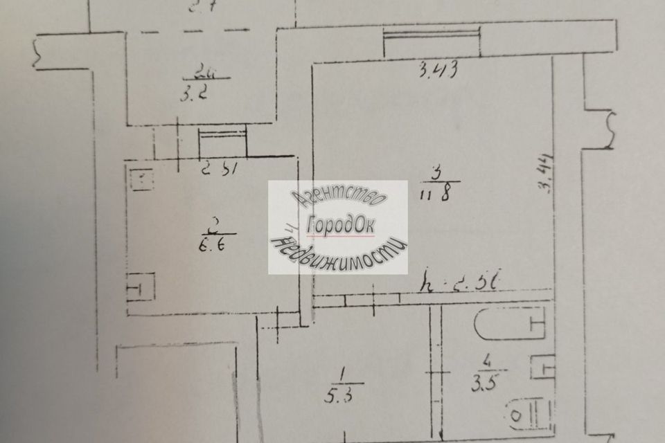Продаётся 1-комнатная квартира, 30.4 м²