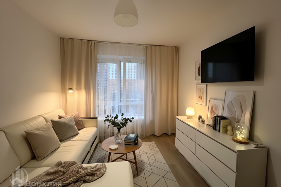 Сдаётся 1-комнатная квартира, 42 м²