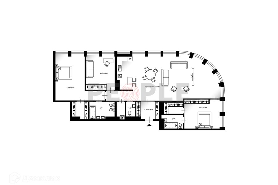 Продаётся 5-комнатная квартира, 181 м²