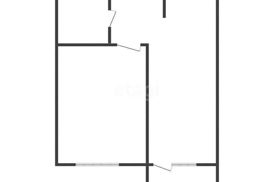 Продаётся 1-комнатная квартира, 39 м²