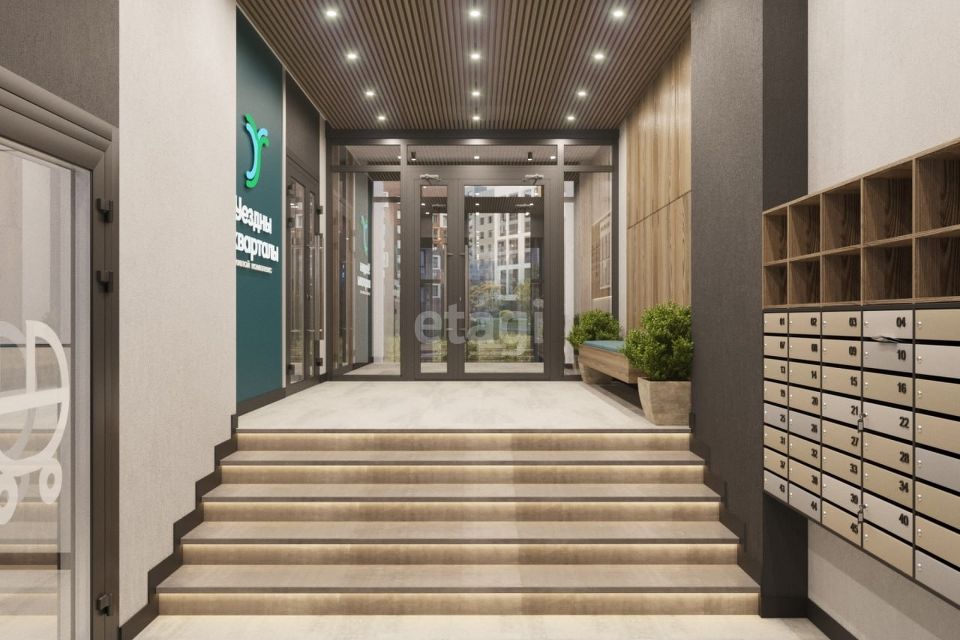 Продаётся 1-комнатная квартира, 44.95 м²