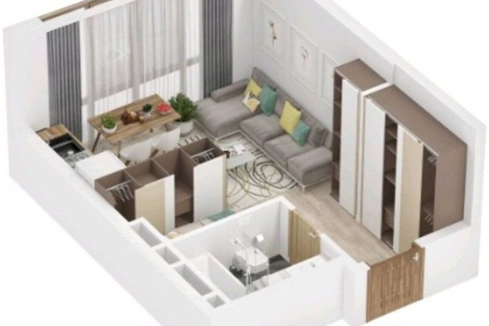 Продаётся студия, 27 м²