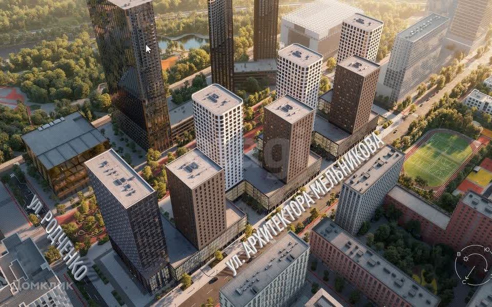 Продаётся 1-комнатная квартира, 40.7 м²