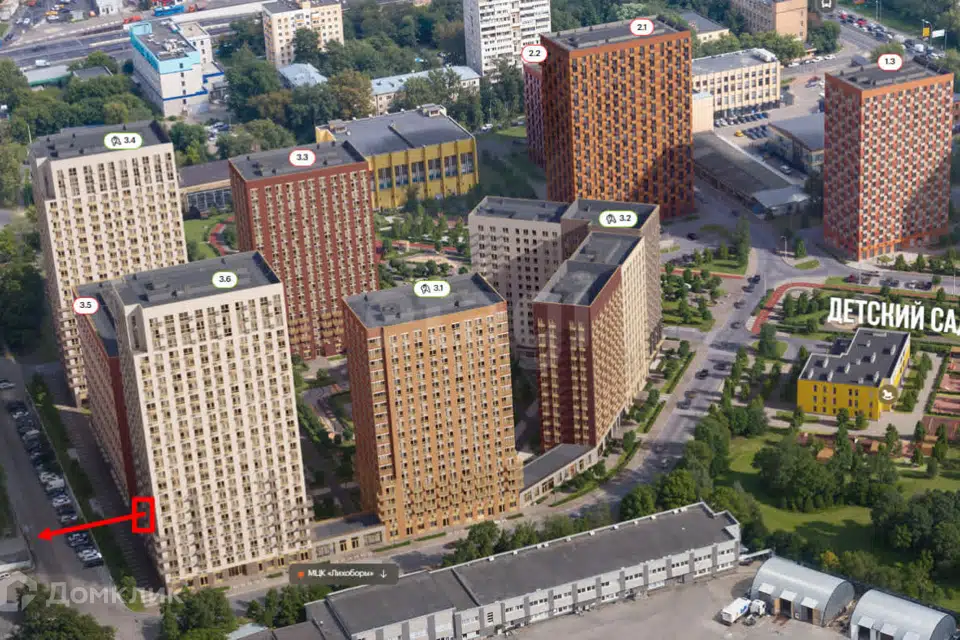 Продаётся 1-комнатная квартира, 33.4 м²