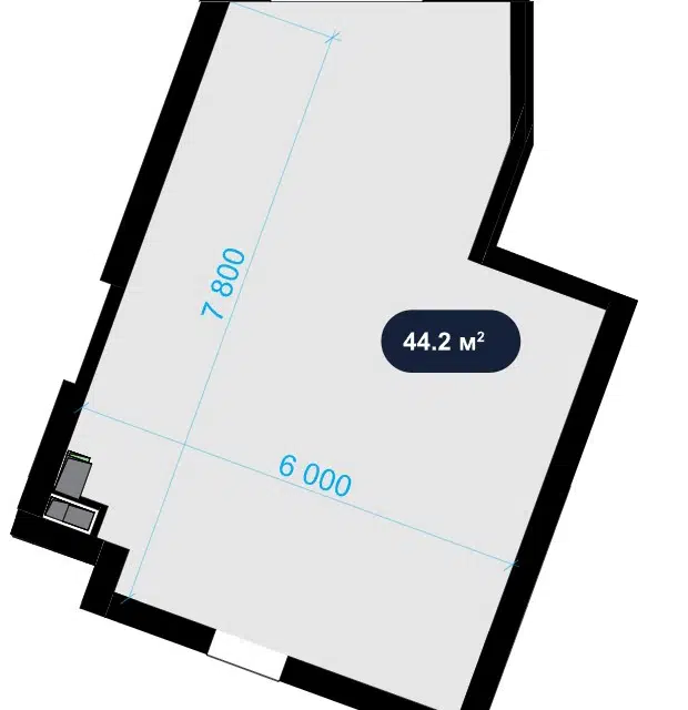Продаётся помещение своб. назначения, 44.2 м²