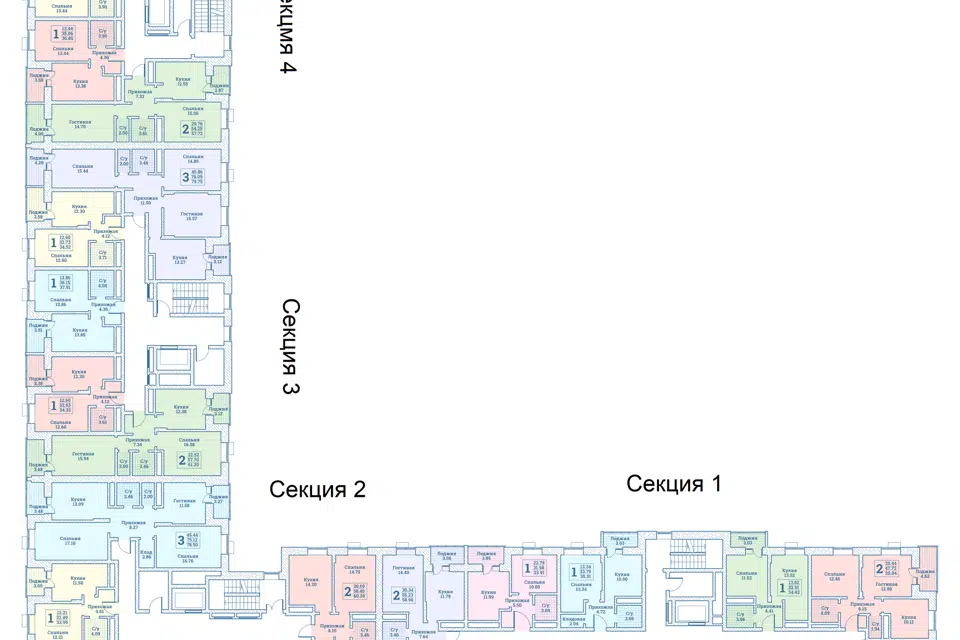 Продаётся 1-комнатная квартира, 35.7 м²