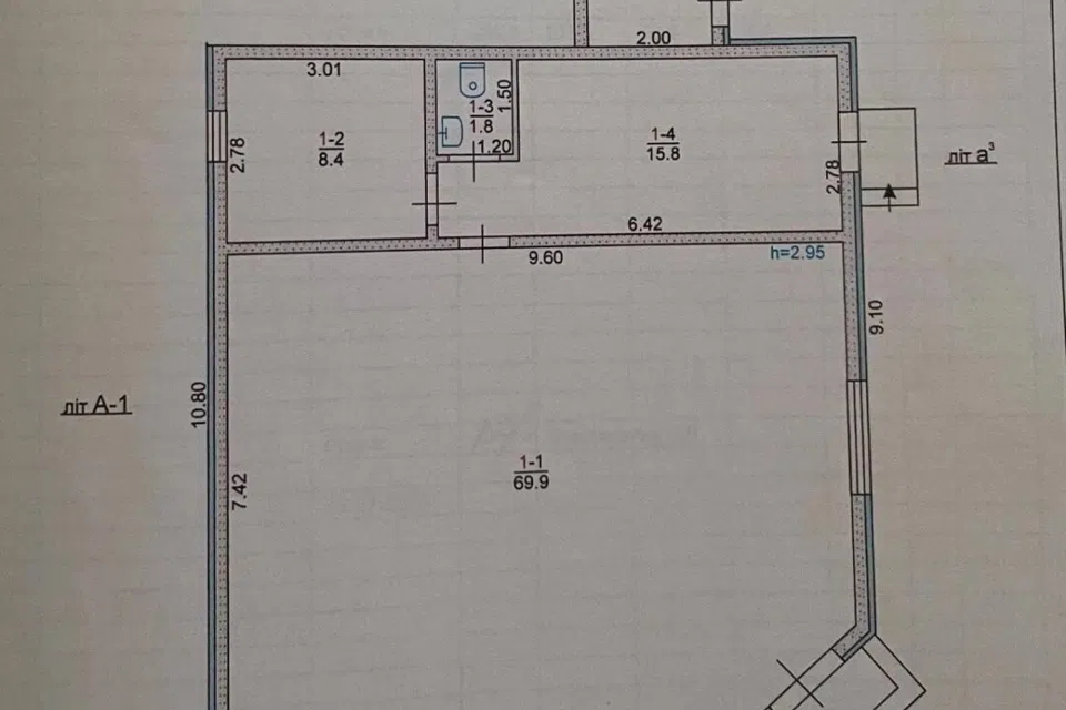 Сдаётся помещение своб. назначения, 101.5 м²