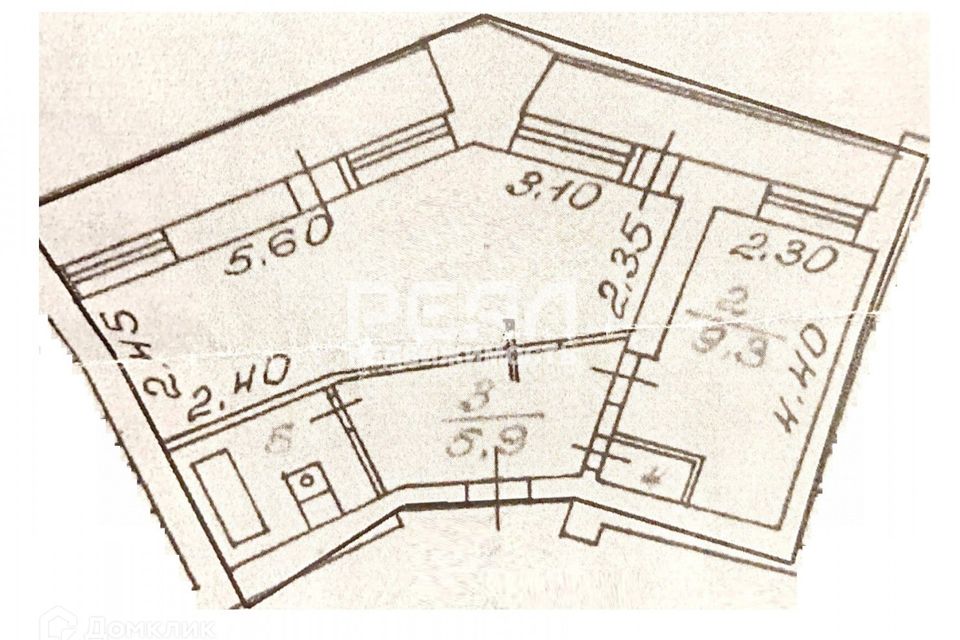 Продаётся 1-комнатная квартира, 38 м²