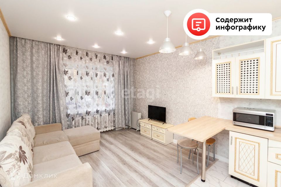 Продаётся 1-комнатная квартира, 42 м²