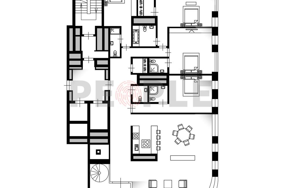 Продаётся 5-комнатная квартира, 237 м²