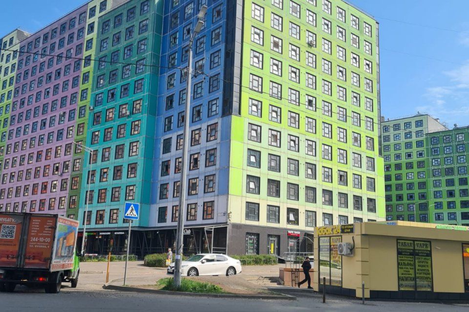 Продаётся 1-комнатная квартира, 52.7 м²