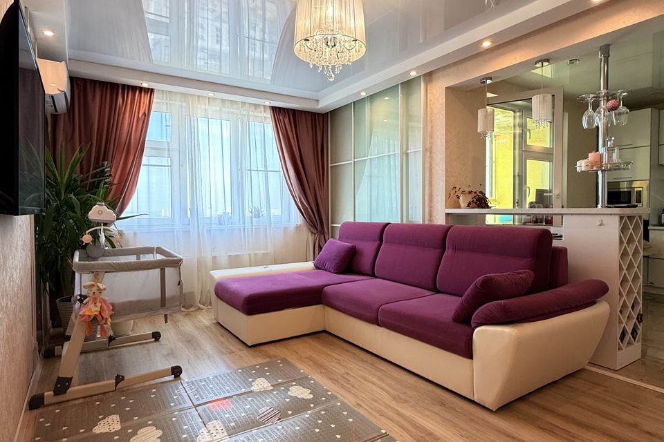 Продаётся 1-комнатная квартира, 43.3 м²