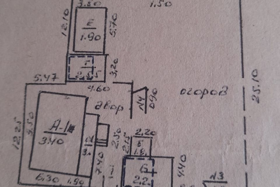 Продаётся 1-этажный дом, 55 м²