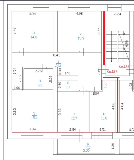 Продаётся 4-комнатная квартира, 101.1 м²
