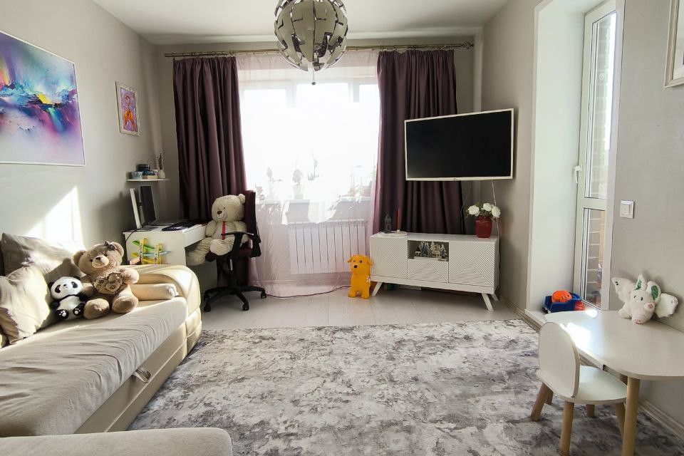 Продаётся 3-комнатная квартира, 58.7 м²