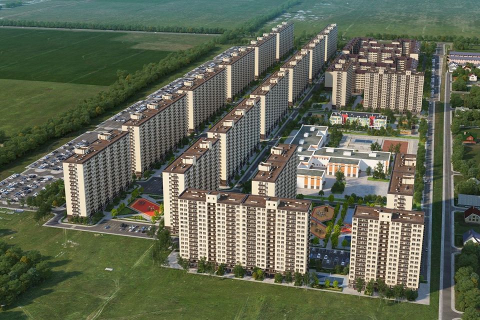 Купить квартиру свободной планировки 65.05м² Краснодарский край, Краснодар, Цент