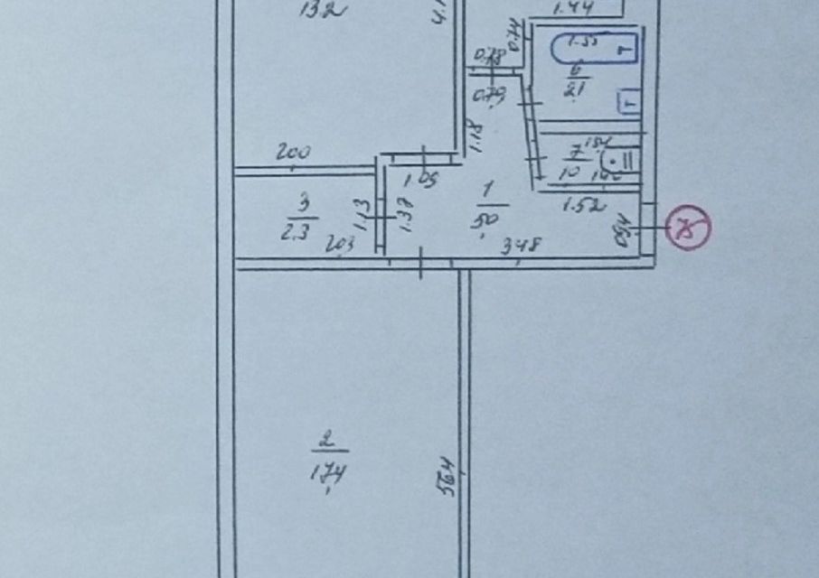 Продаётся 2-комнатная квартира, 48.2 м²