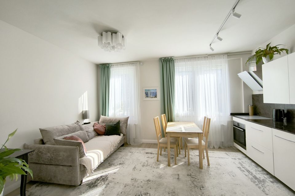 Продаётся 1-комнатная квартира, 45.5 м²