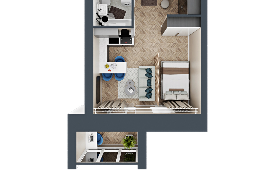 Продаётся студия, 31.78 м²