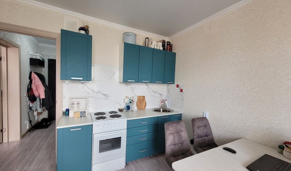 Продаётся 1-комнатная квартира, 39.8 м²