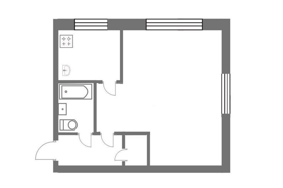 Продаётся 1-комнатная квартира, 39 м²