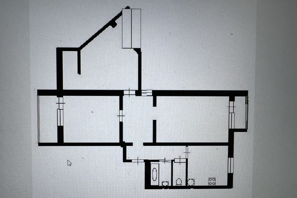 Продаётся 3-комнатная квартира, 72.9 м²