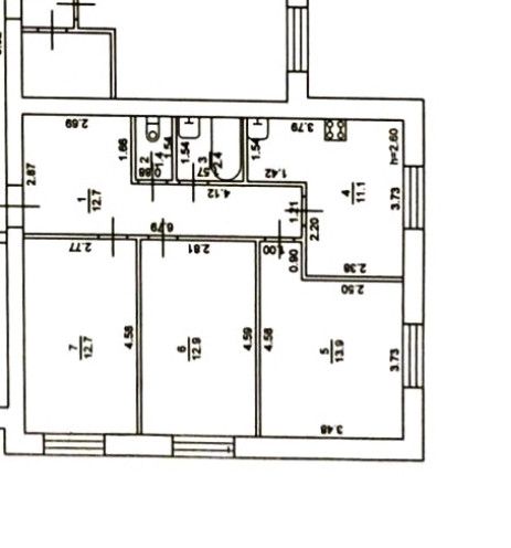 Продаётся 3-комнатная квартира, 67.1 м²