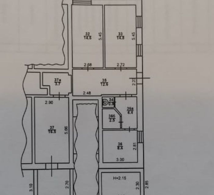 Продаётся 3-комнатная квартира, 92 м²