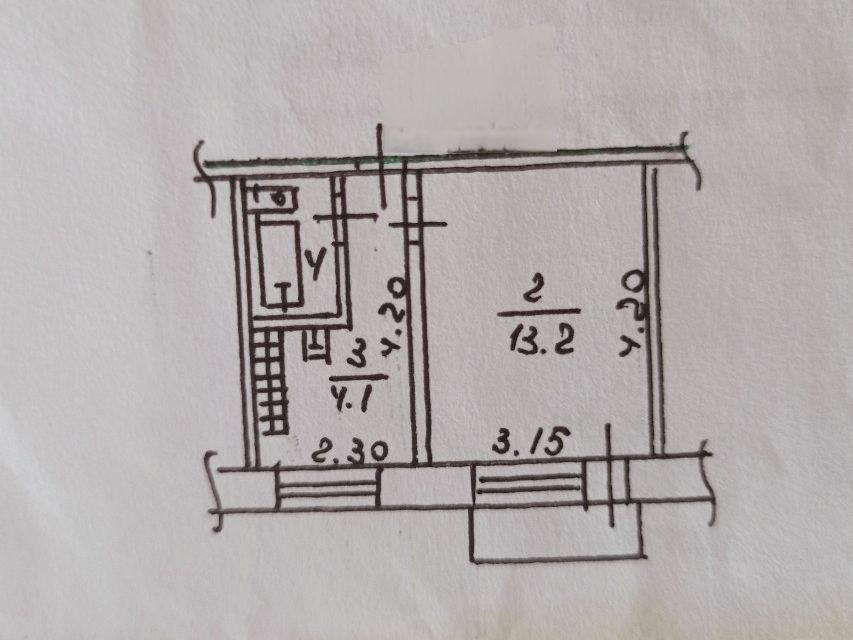 Продаётся 1-комнатная квартира, 22 м²