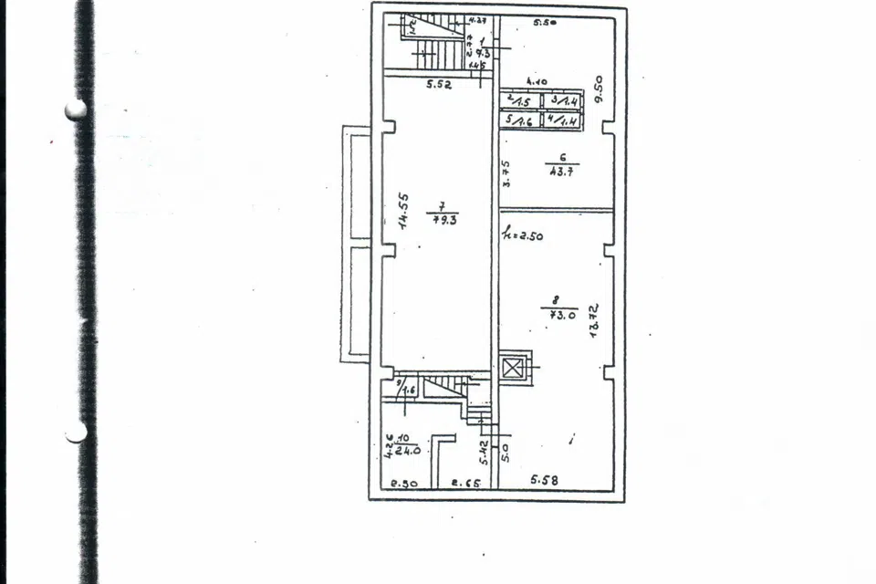 Продаётся помещение своб. назначения, 1276.6 м²
