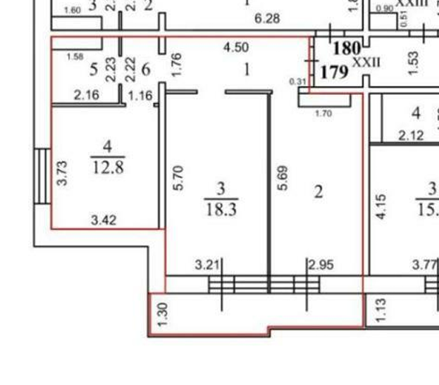 Продаётся 2-комнатная квартира, 61.9 м²