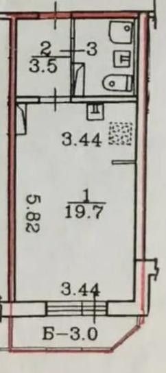 Продаётся студия, 26.7 м²