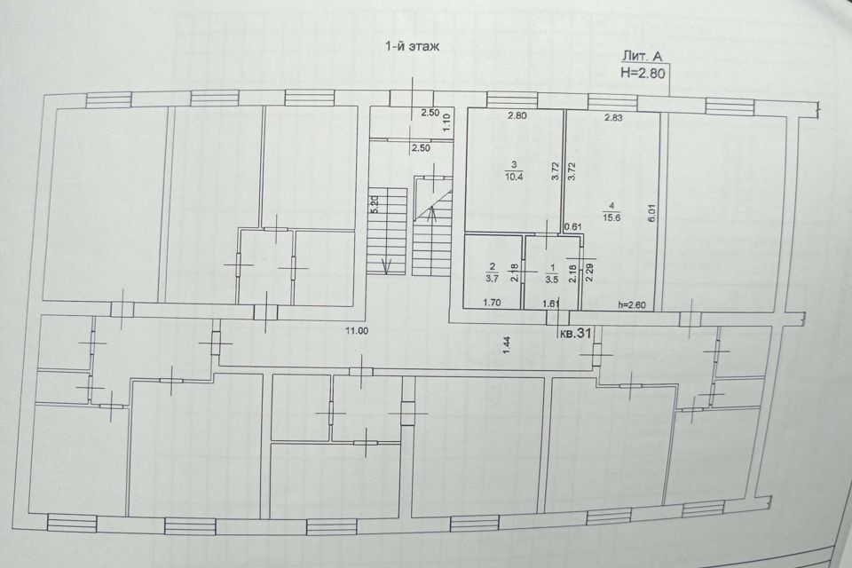 Продаётся 1-комнатная квартира, 33.2 м²