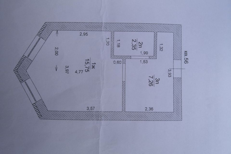 Продаётся 1-комнатная квартира, 25 м²
