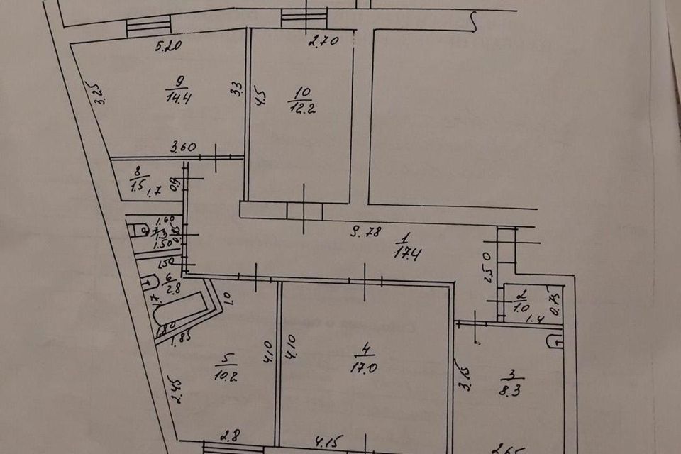 Продаётся 4-комнатная квартира, 86.1 м²