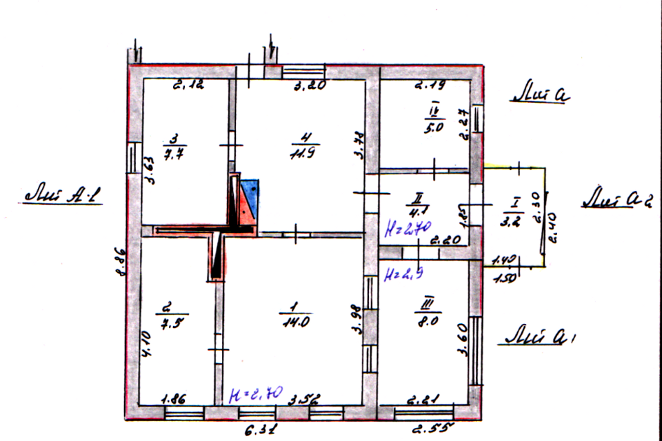 Продаётся 1-этажный дом, 78 м²