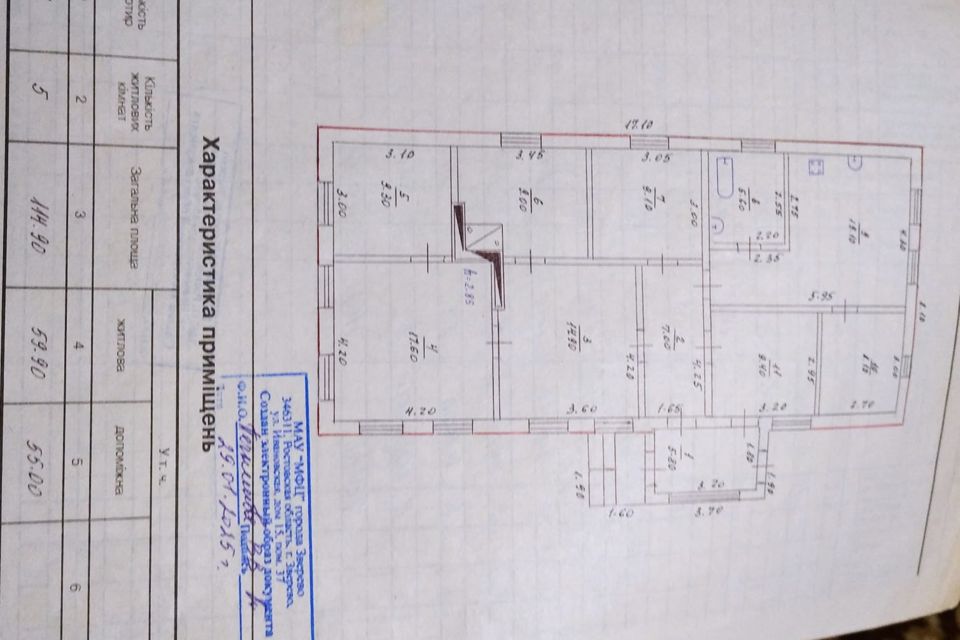 Продаётся 1-этажный дом, 114.9 м²