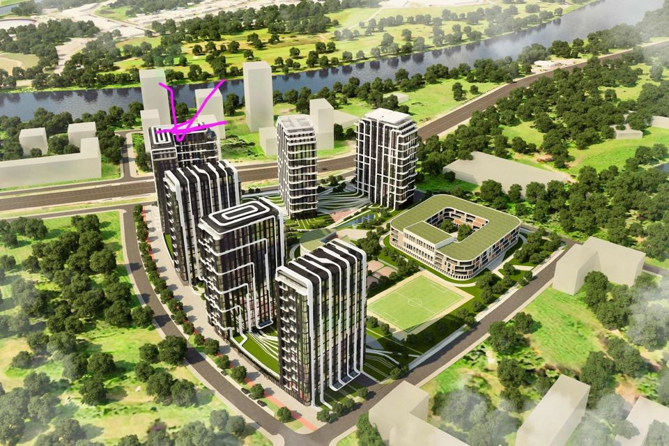 Продаётся 3-комнатная квартира, 73.2 м²