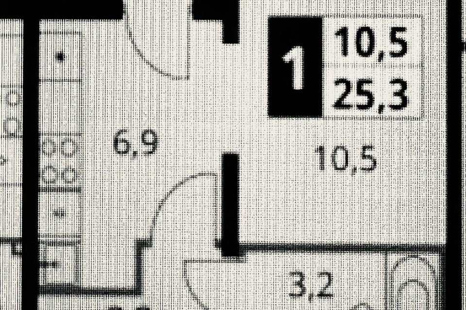 Продаётся 1-комнатная квартира, 25.3 м²