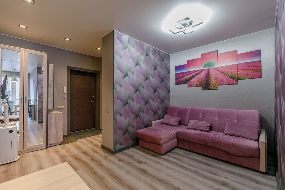 Продаётся 1-комнатная квартира, 45.3 м²