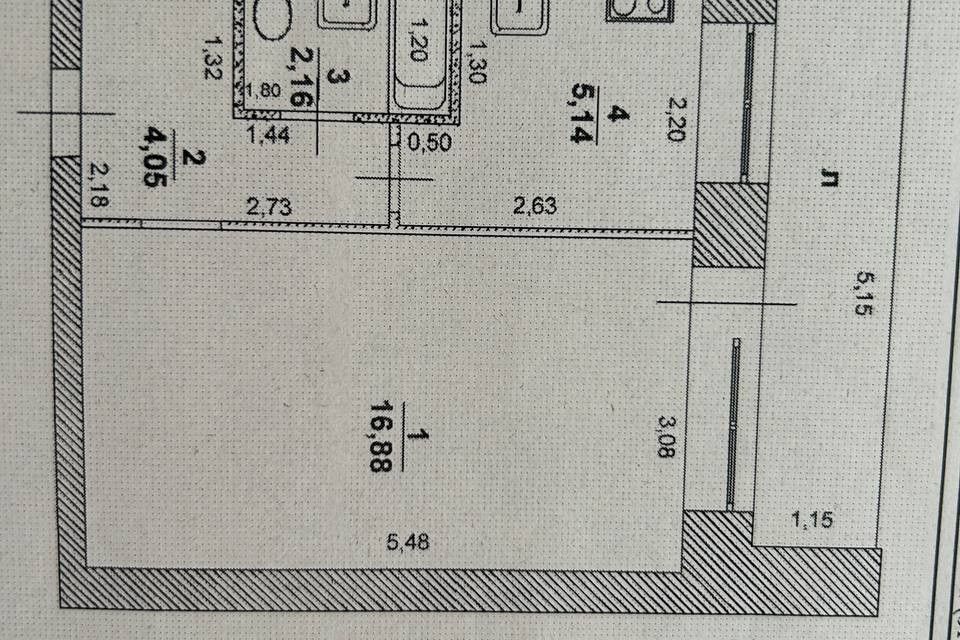 Продаётся 1-комнатная квартира, 28.2 м²