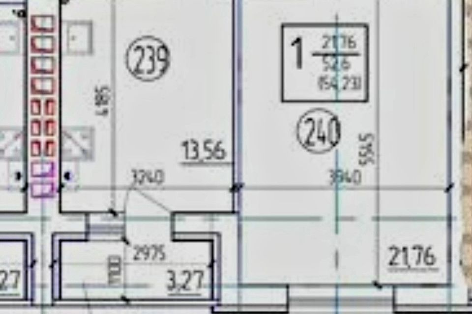Продаётся 1-комнатная квартира, 53 м²