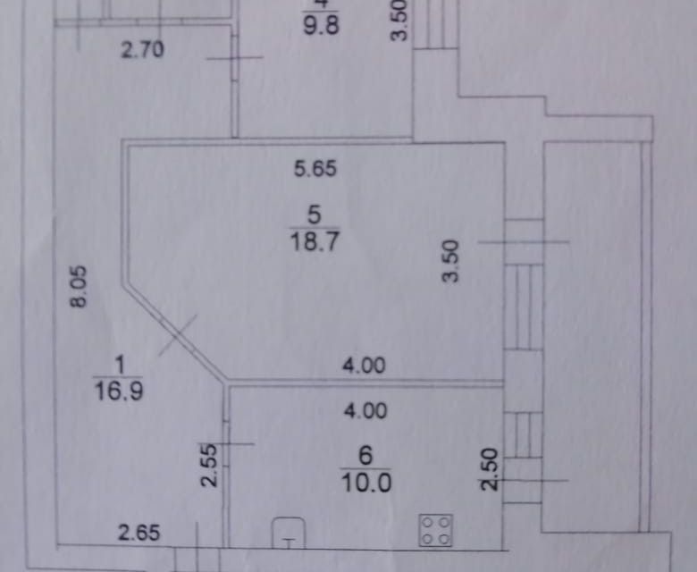 Продаётся 2-комнатная квартира, 59.5 м²