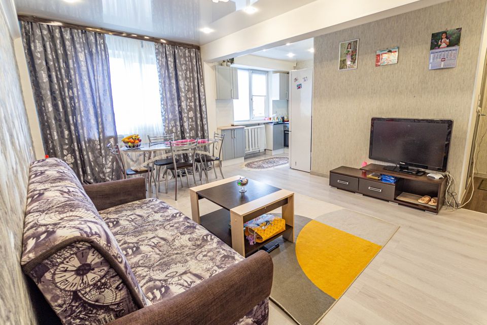 Продаётся 3-комнатная квартира, 59.4 м²