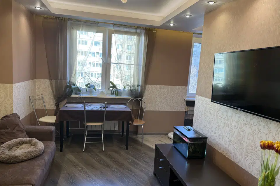 Продаётся 3-комнатная квартира, 58 м²