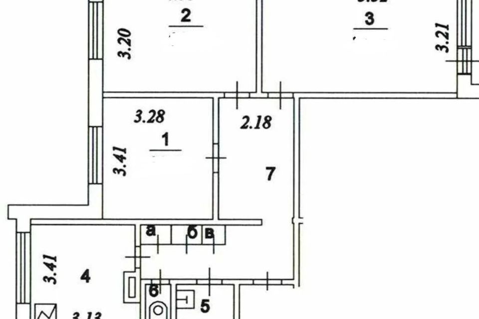 Продаётся 3-комнатная квартира, 77 м²